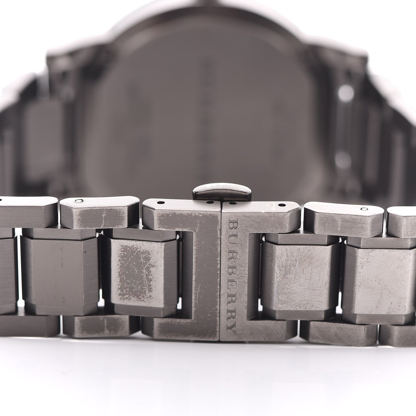 Stainless Steel 38mm Heritage Quartz Watch Grey BU9007