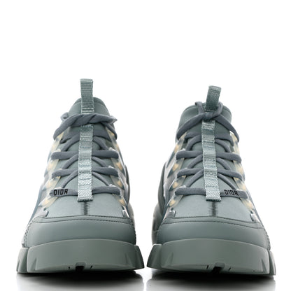 Christian Dior Neoprene Rubber Womens D-Connect Sneakers 36.5 Water Grey 2 of 9