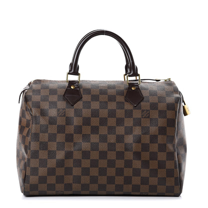 Louis Vuitton Damier Ebene Speedy 30 1 of 15