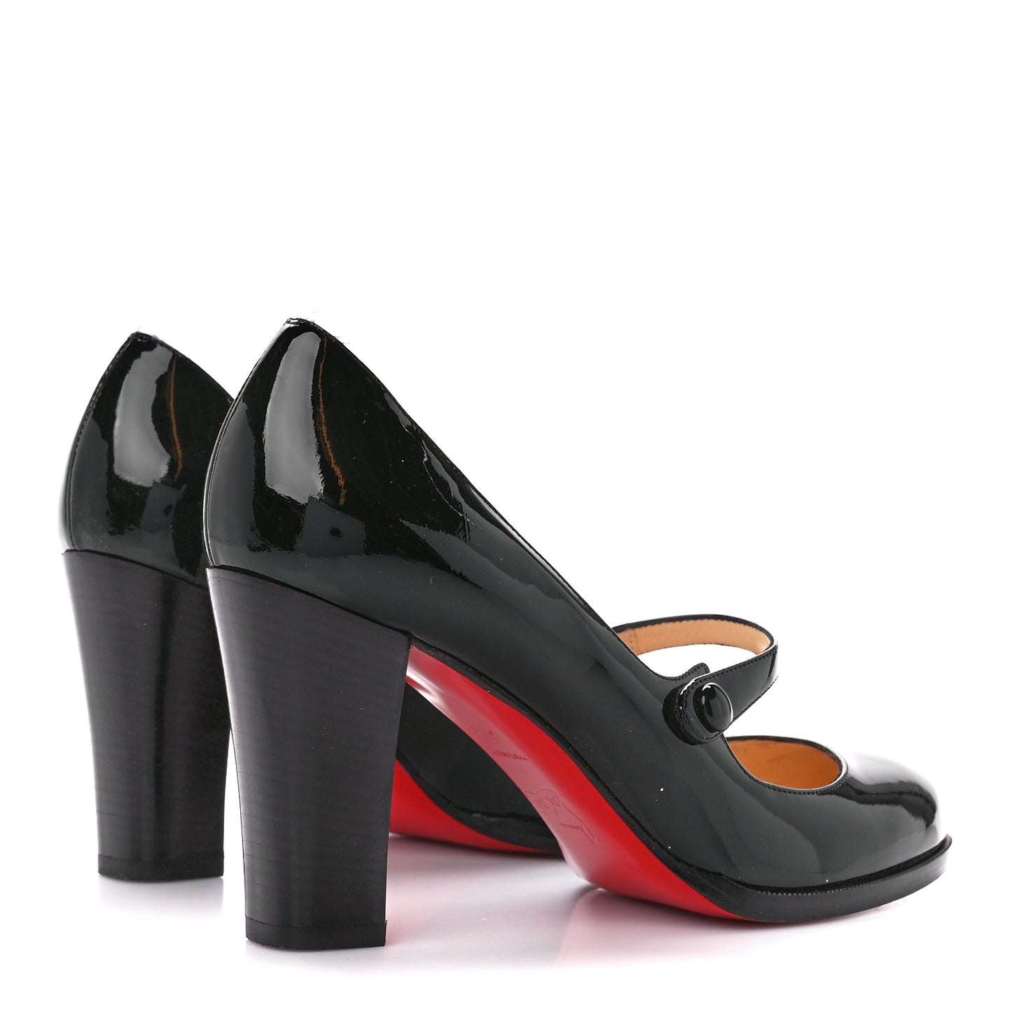 Patent Top Street 85 Mary Jane Pumps 37.5 Black