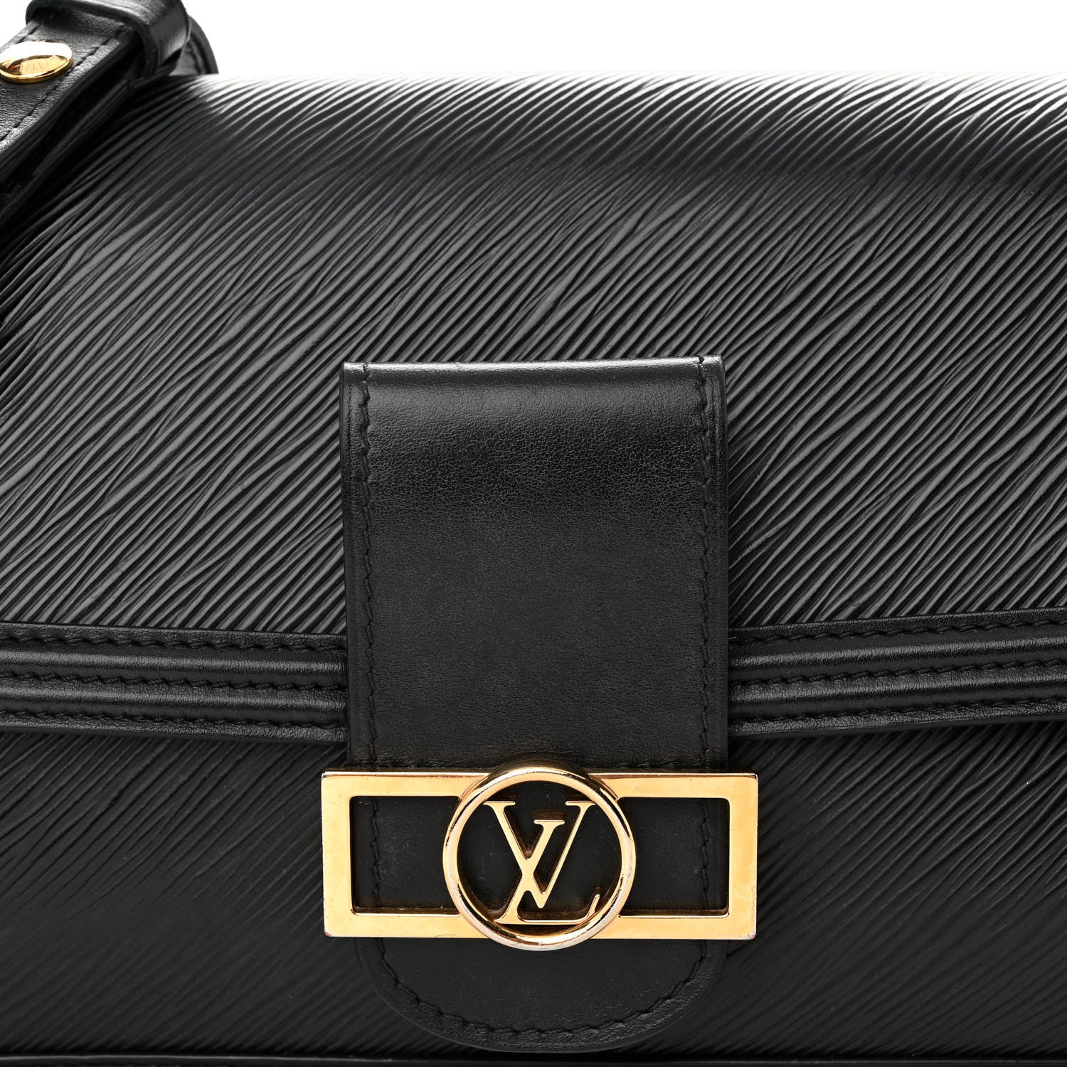 Louis Vuitton Epi Mini Dauphine Black 7 of 9