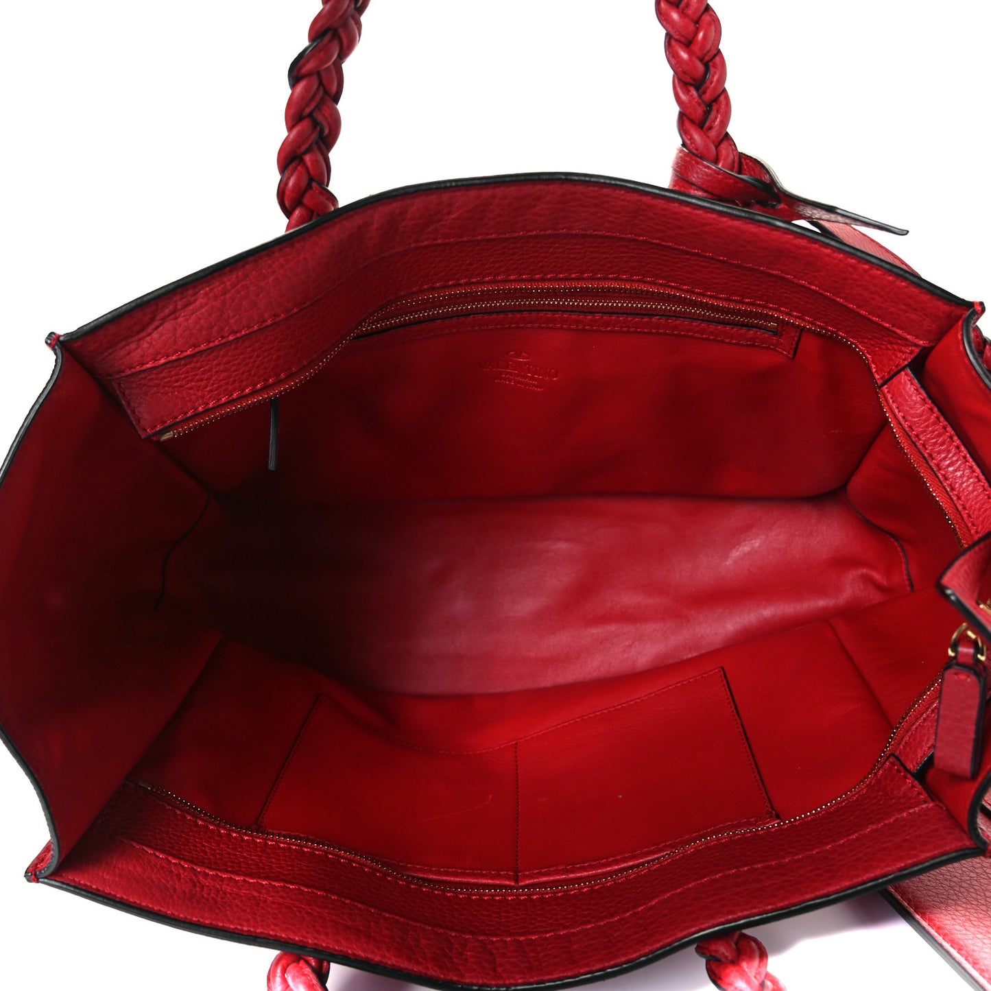 Grained Calfskin To Be Cool Tote Rosso Valentino