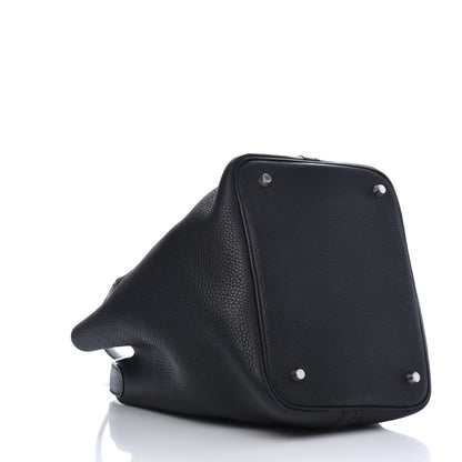 Hermes Taurillon Clemence Picotin Lock 22 MM Black 6 of 14