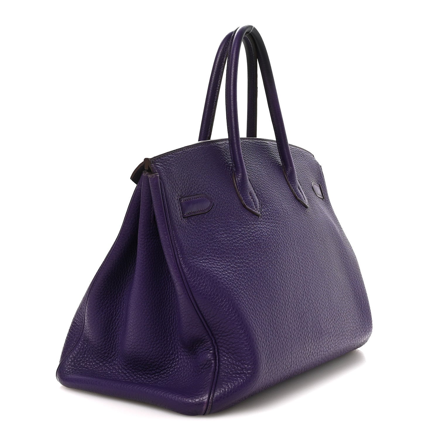 Hermes Taurillon Clemence Birkin 35 Iris 2 of 9