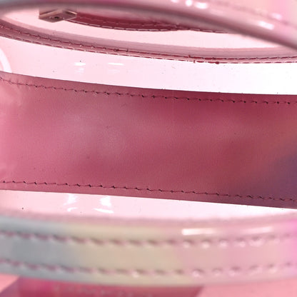 Chanel PVC Lambskin Filigree Round Clutch With Chain Pink 5 of 11