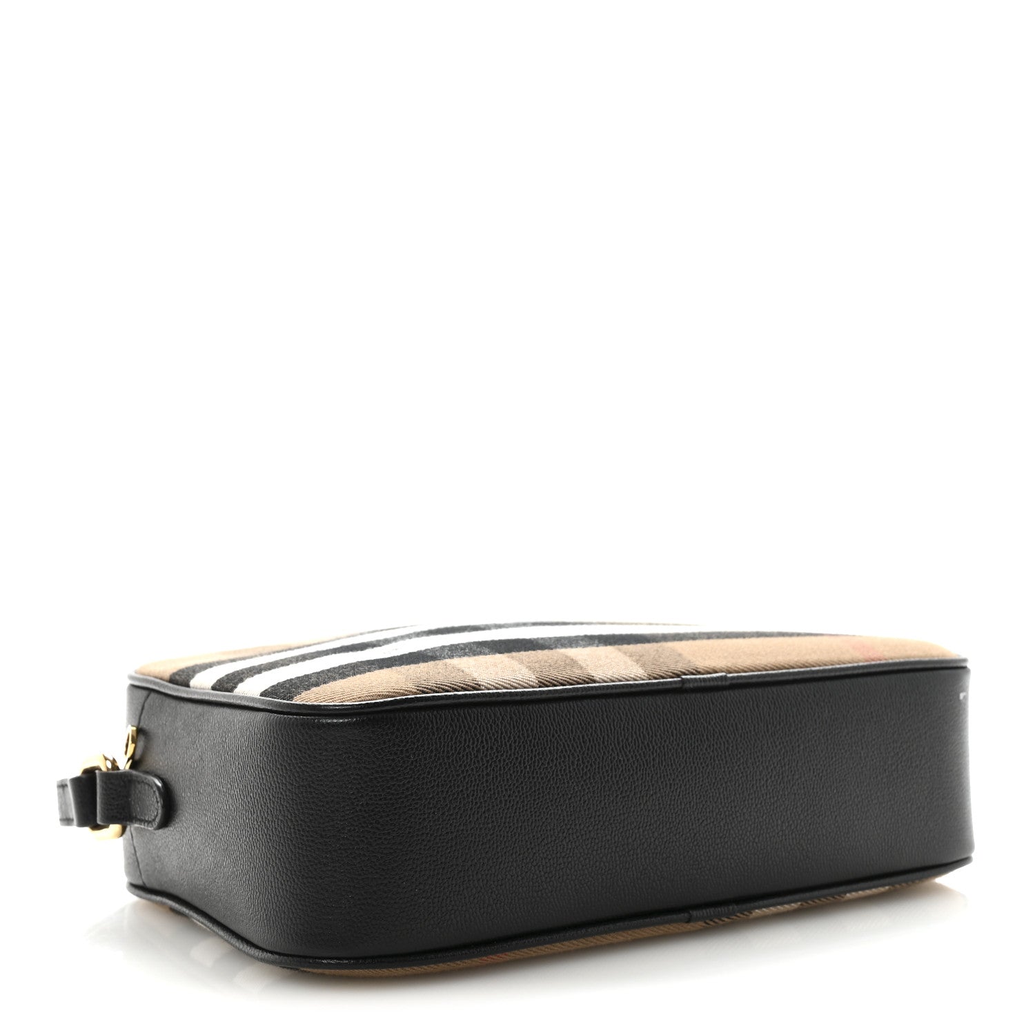 Burberry Giant Check Calfskin Large Camera Bag Black 1867906