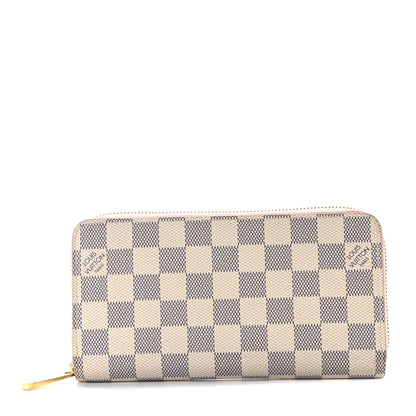 Louis Vuitton Damier Azur Zippy Wallet Rose Ballerine 1 of 8