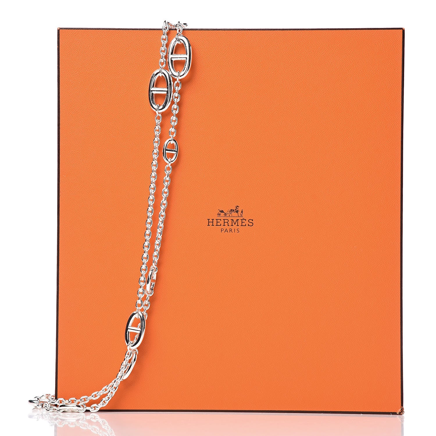 Hermes Sterling Silver Farandole Necklace 120 5 of 5