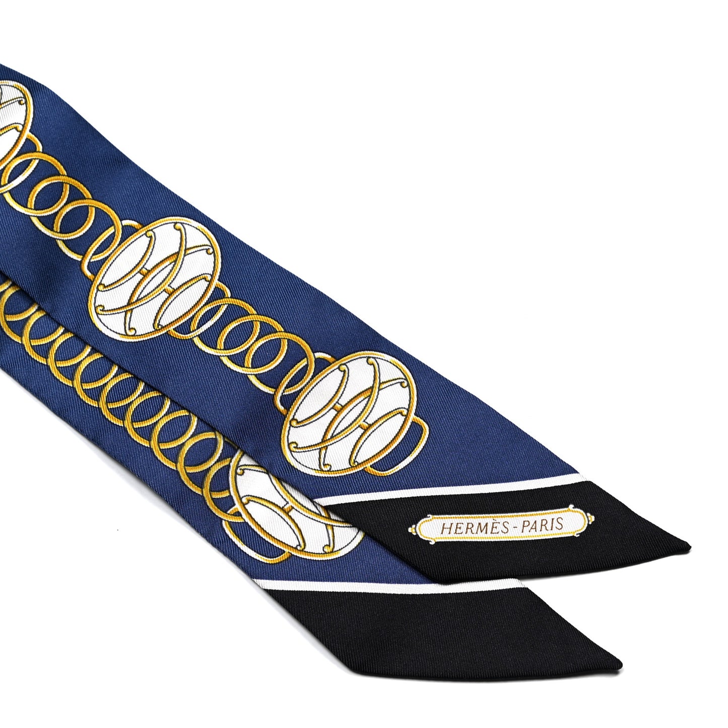 Silk Lift Profile Twilly Marine Black Gold