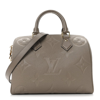 Louis Vuitton Empreinte Monogram Giant Speedy Bandouliere 25 Tourterelle 1 of 9
