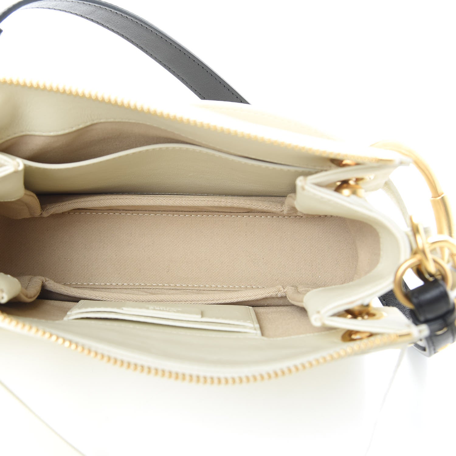 Chloe Calfskin Suede Small Roy Bag Natural White 5 of 15