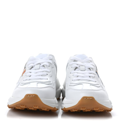 Gucci Calfskin Worldwide Womens Rhyton Sneakers 36.5 Great White 2 of 7