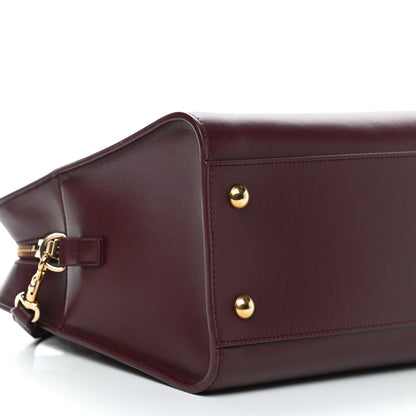 Saint Laurent Smooth Calfskin Small Monogram Cabas Rouge Legion 6 of 9