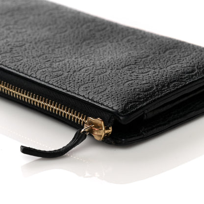 Gucci Guccissima Donna Long Wallet Black 9 of 10