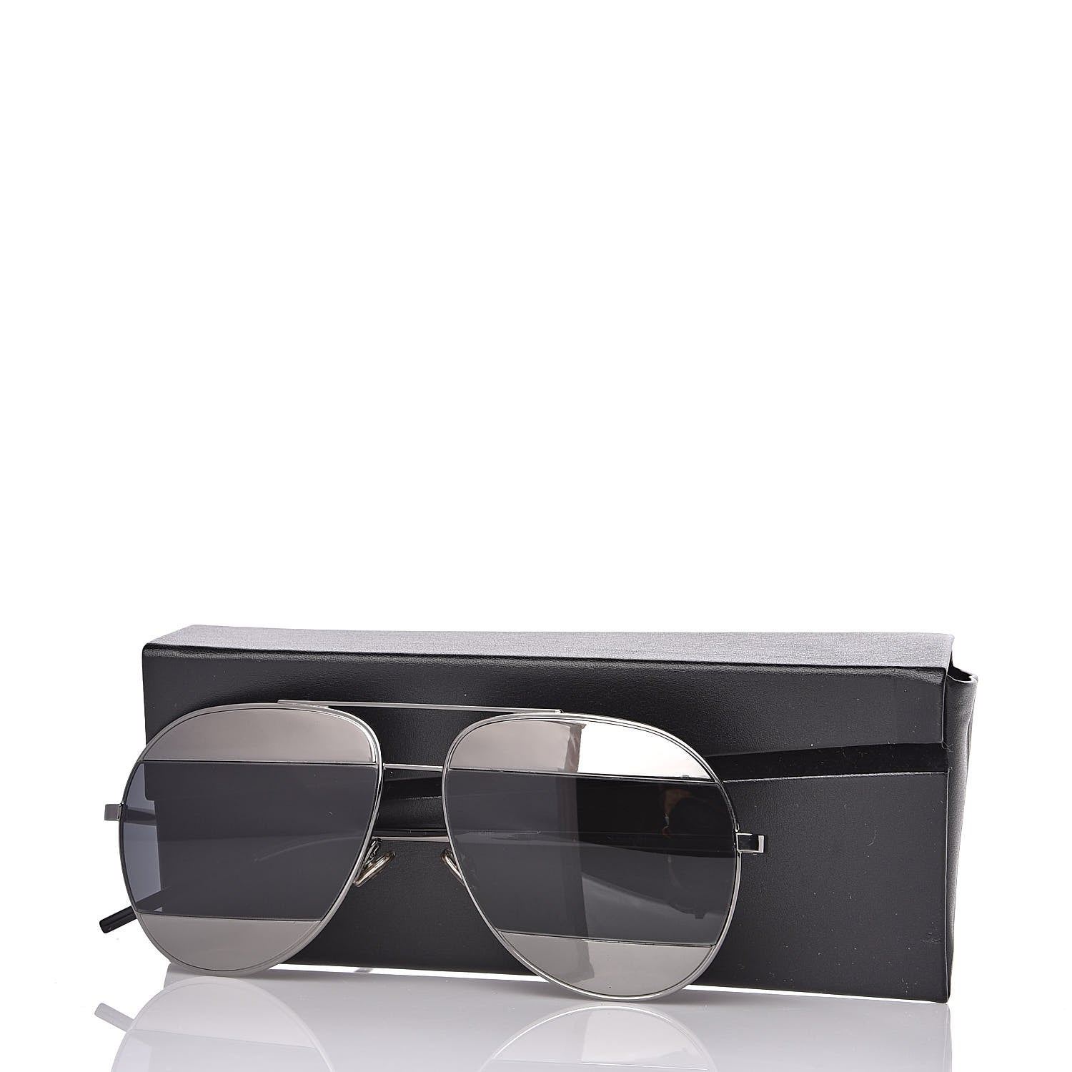 Christian Dior Split 1 Aviator Sunglasses Silver 7 of 7