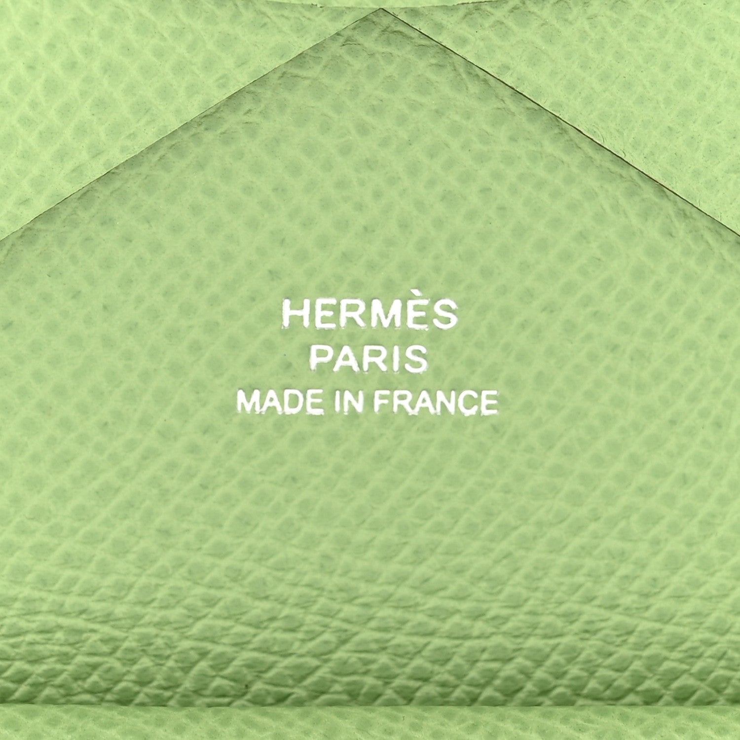 Hermes Epsom Calvi Duo Card Case Vert Yucca 6 of 11