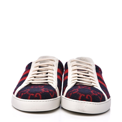 Gucci Covered Wool Big GG Monogram Mens Sneaker 13 Blue 2 of 10