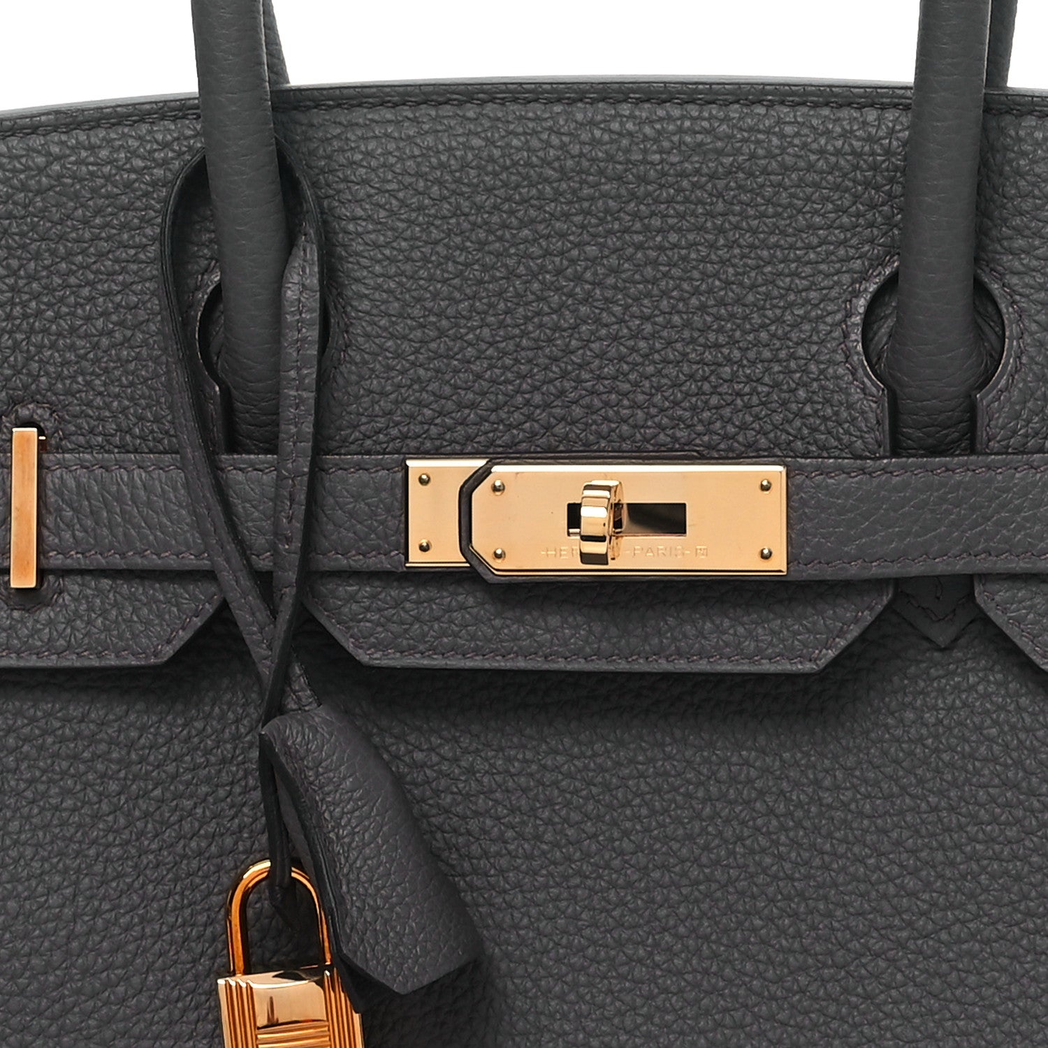 Hermes Togo Birkin 30 Etain 8 of 11