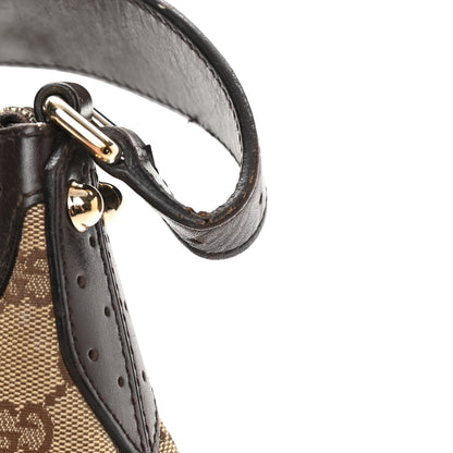 Gucci Monogram Web GG Reins Hobo Brown 12 of 15
