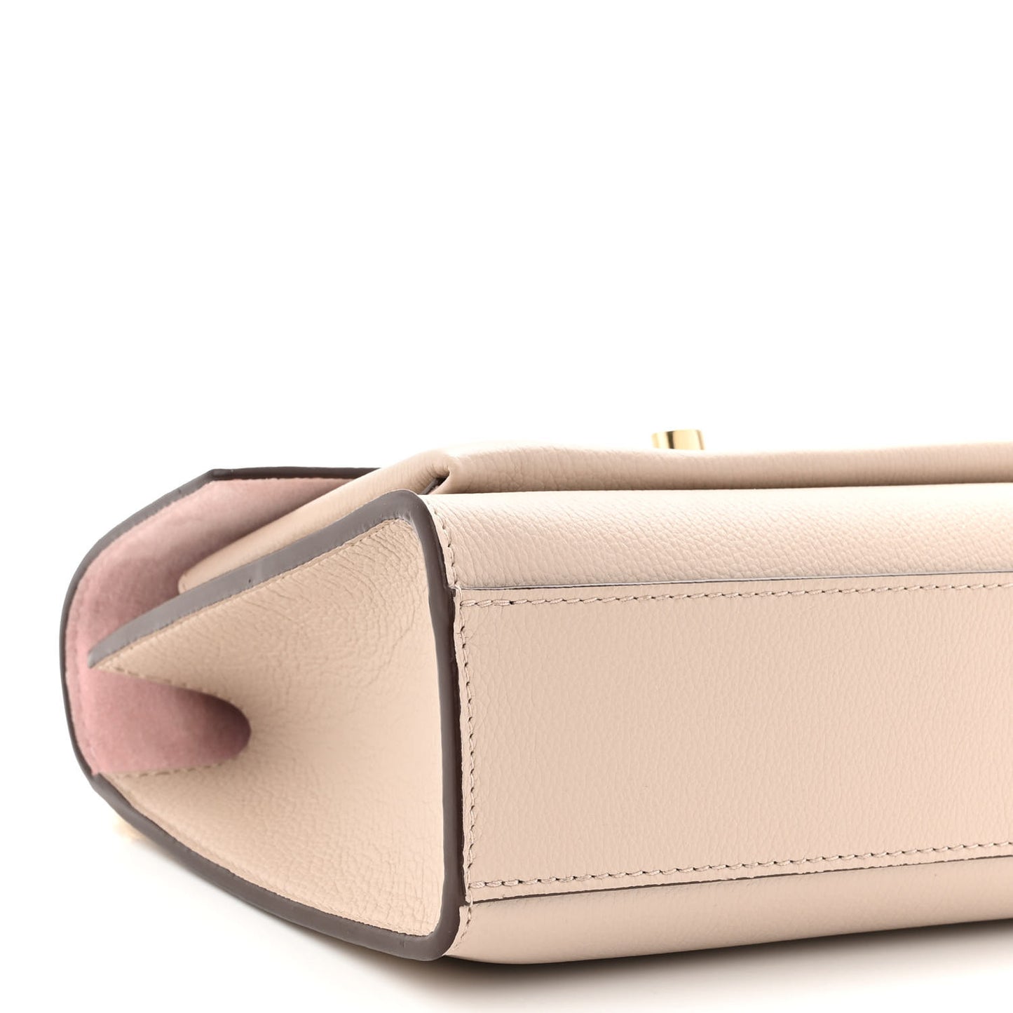 Soft Calfskin Mylockme Chain Bag BB Greige