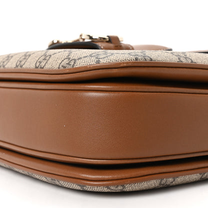 Gucci GG Supreme Monogram Horsebit 1955 Soft Small Shoulder Bag Beige Brown Sugar 9 of 9
