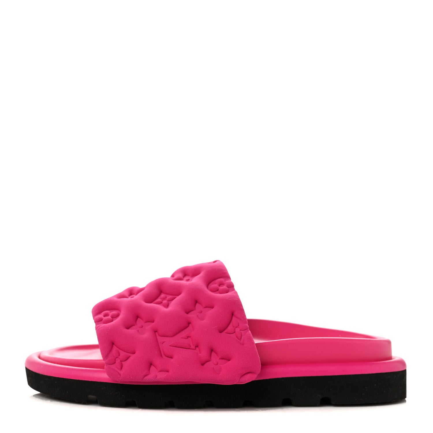 Louis Vuitton Technical Fabric Embossed Monogram Pool Pillow Comfort Mules 37 Fuchsia 1 of 8