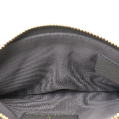Chanel Caviar Quilted Small Cosmetic Case Grey 4 of 7