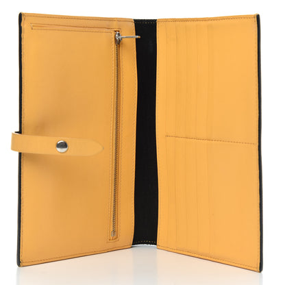 Celine Grained Calfskin Large Multifunction Strap Wallet Midnight 5 of 11