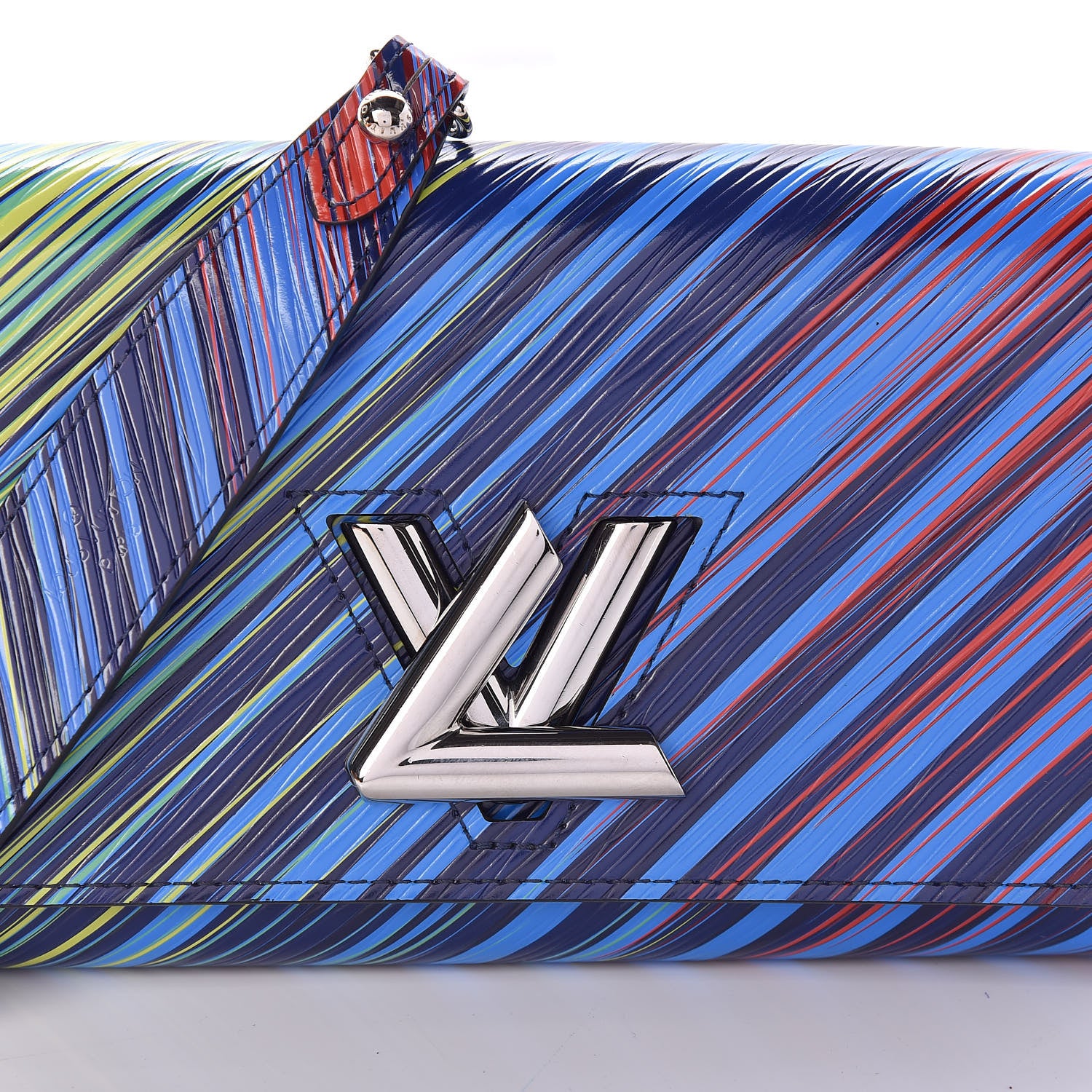 Louis Vuitton Epi Tropical Printed Twist Chain Wallet Vert Rouge 10 of 11