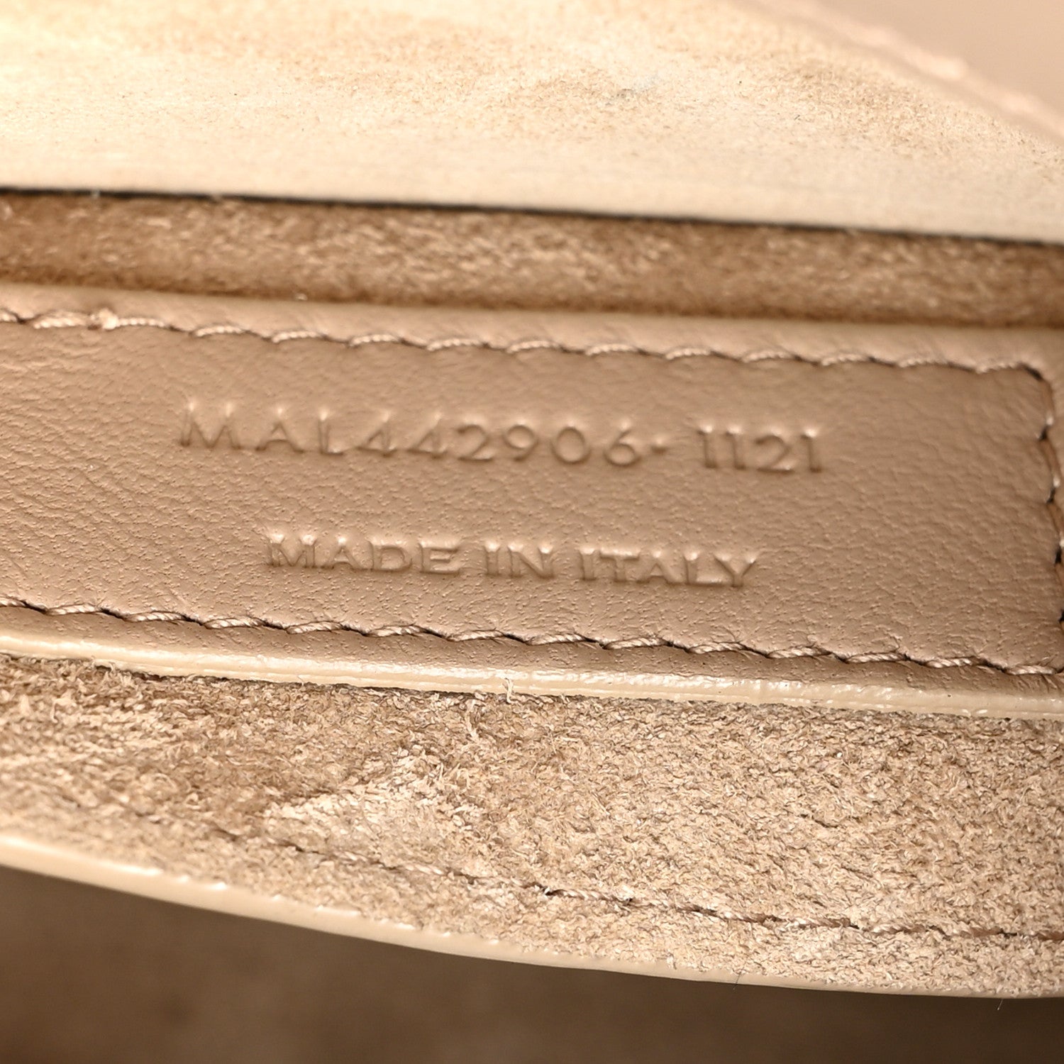 Saint Laurent Calfskin Medium Monogram Sunset Dark Beige 9 of 16