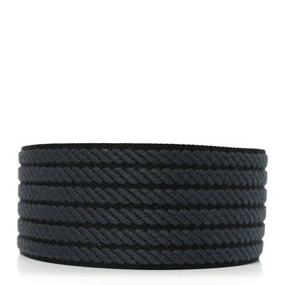 Hermes Toile Epsom 50mm Sangle Cordage Shoulder Strap Black Gris Misty 2 of 4