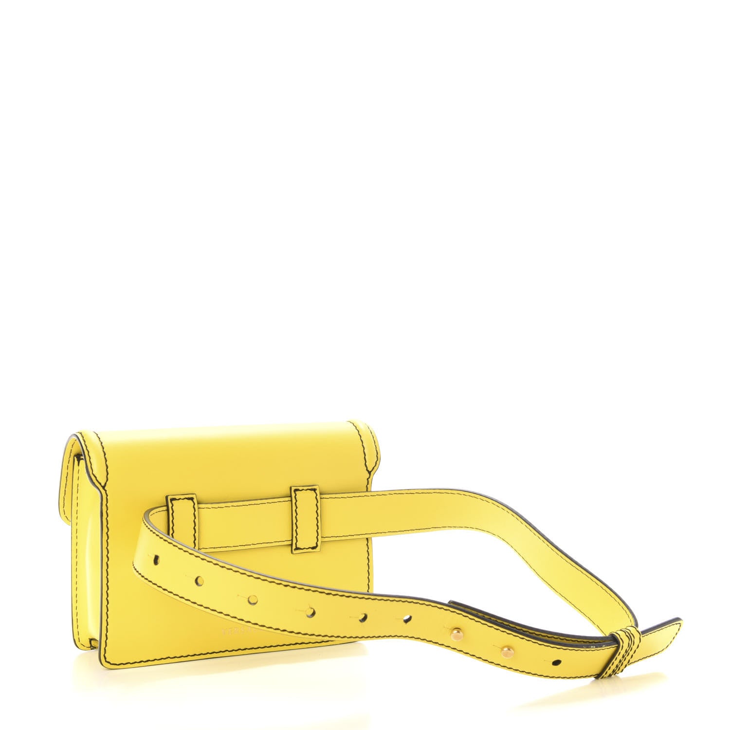 Versace Calfskin V-Adiona Belt Bag Yellow 3 of 10