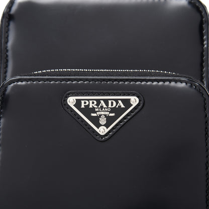 Prada Spazzolato Smartphone Case Crossbody Black 8 of 10
