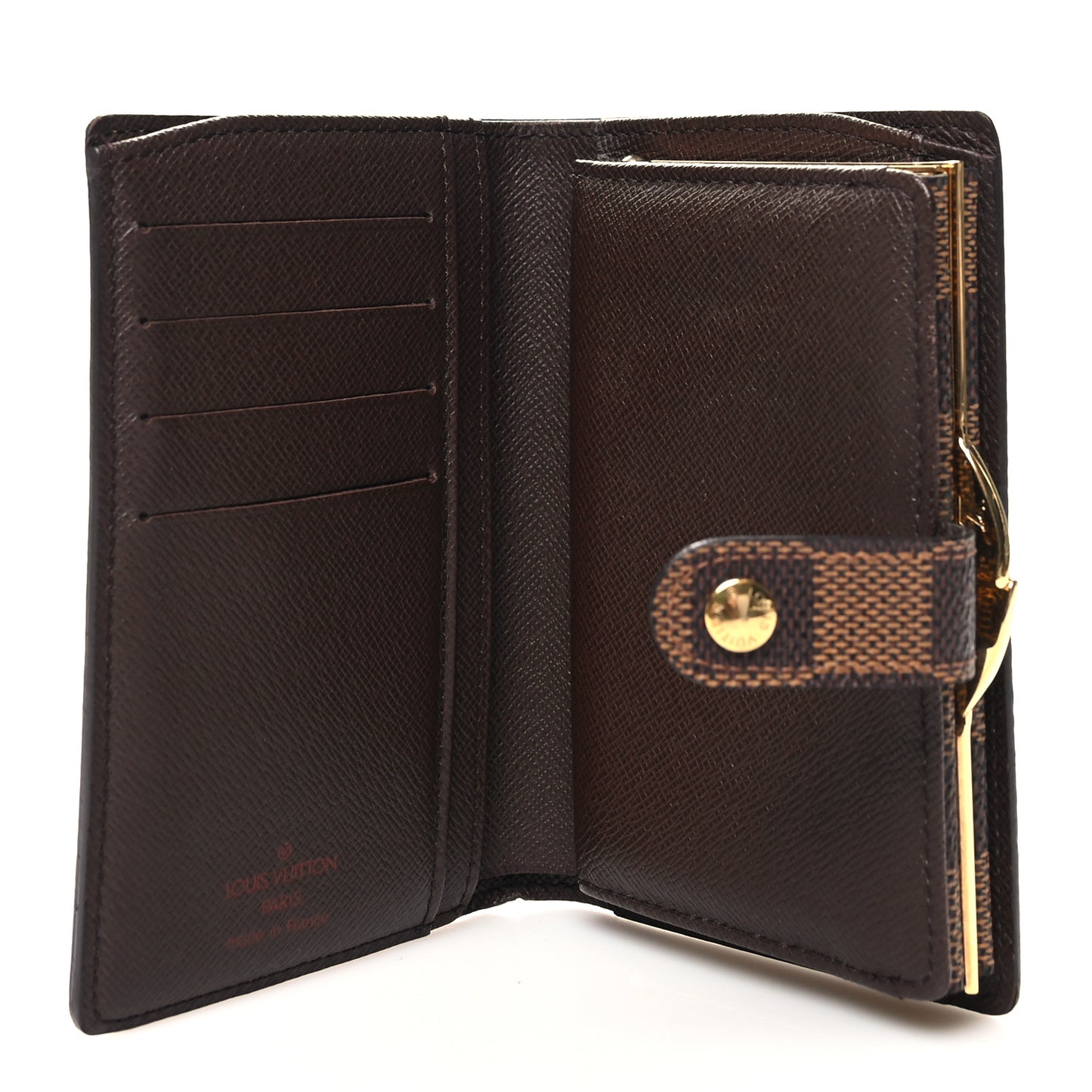 Damier Ebene French Purse Wallet