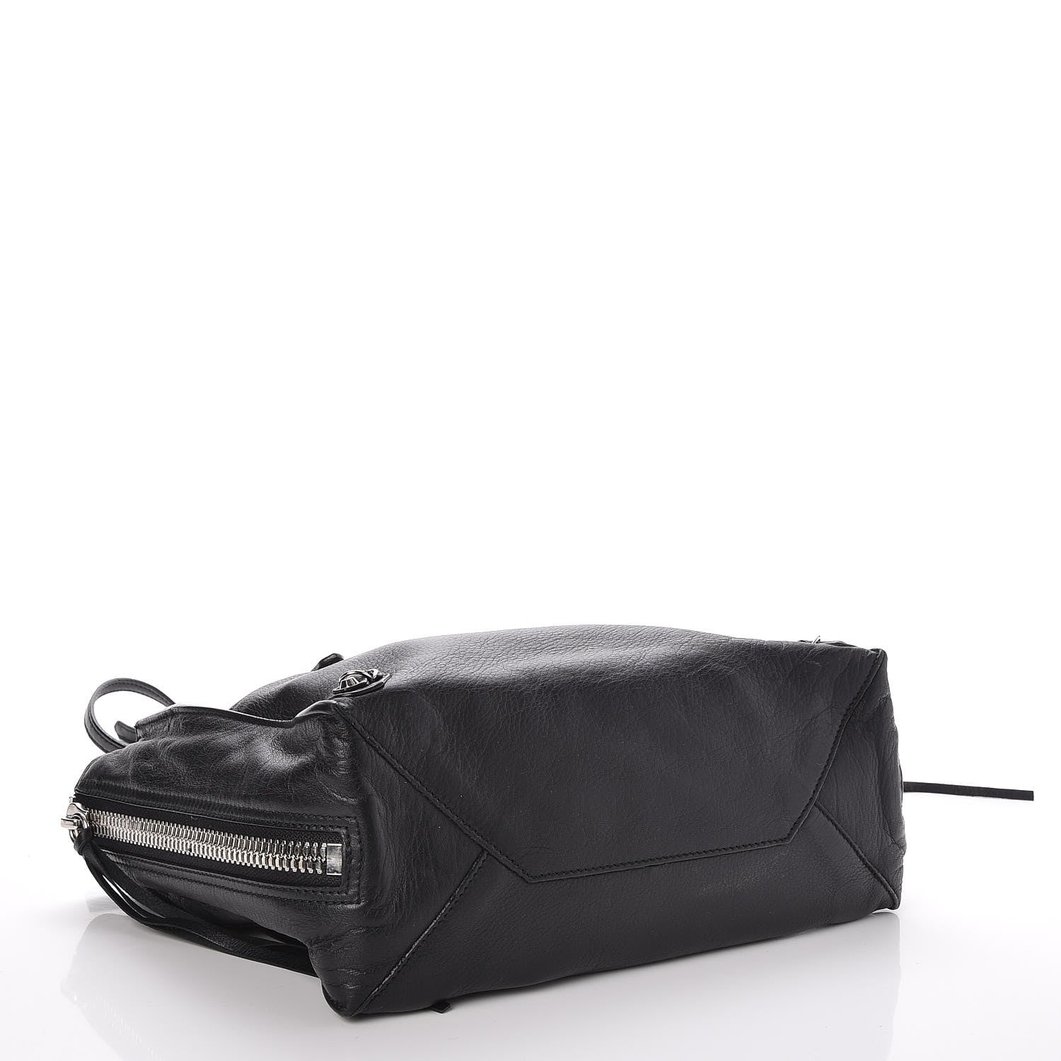Balenciaga Veau Papier A6 Zip Around Tote Black 4 of 7