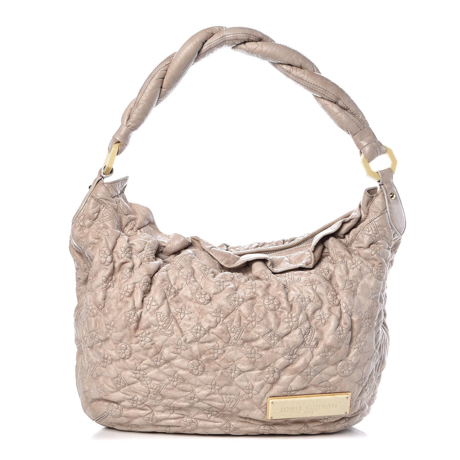 Louis Vuitton Lambskin Olympe Nimbus GM Ecru 1 of 13