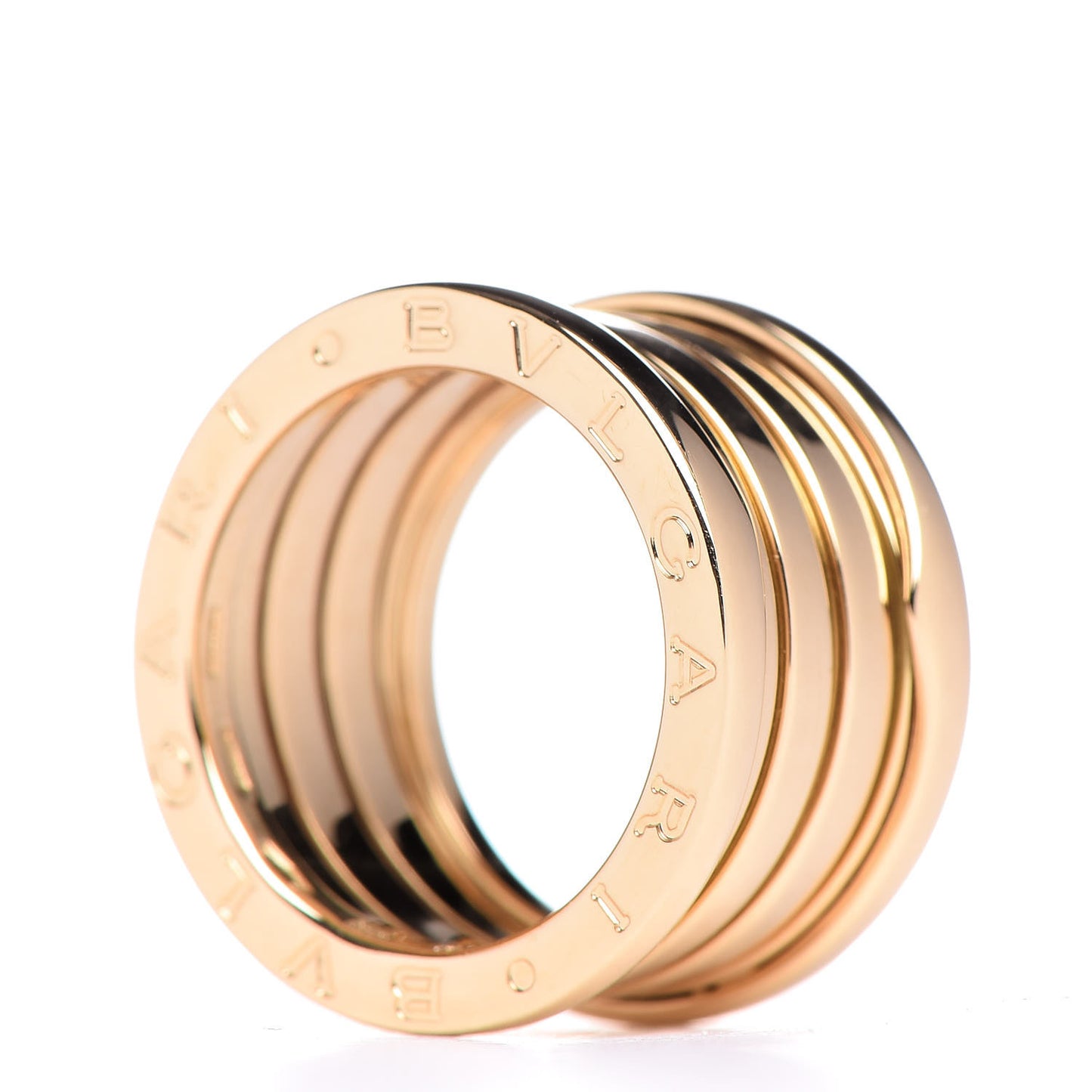 18K Yellow Gold B.Zero1 Four-Band Ring 50 5.25
