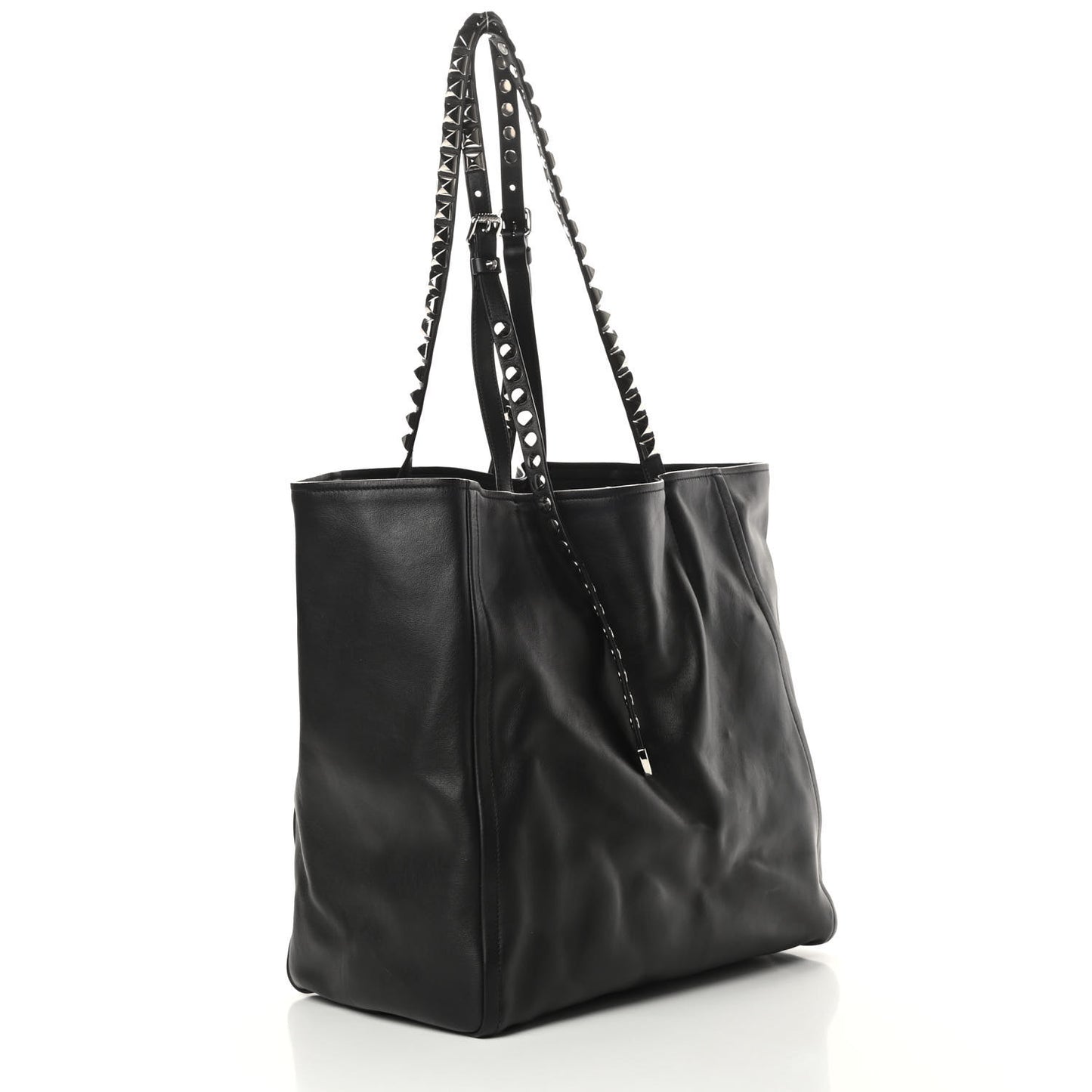 Grace Lux Studded Large Concept Shopper Tote Black