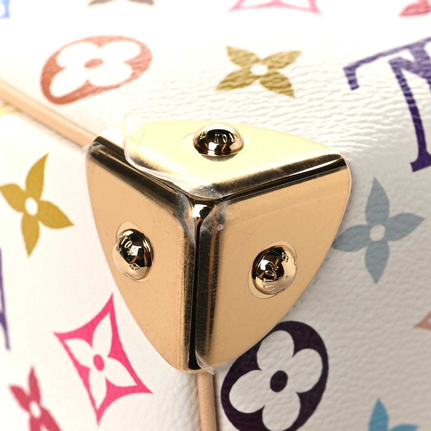 LV X TM Monogram Multicolor Speedy Bandouliere 25 White