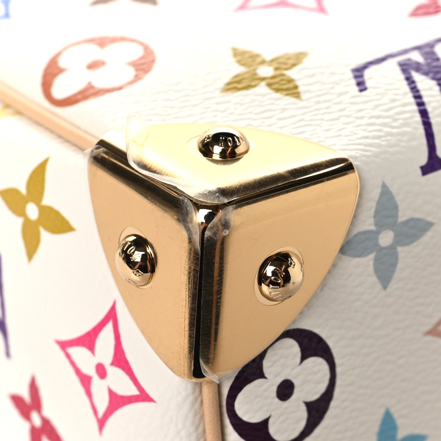 Louis Vuitton LV X TM Monogram Multicolor Speedy Bandouliere 25 White 10 of 12
