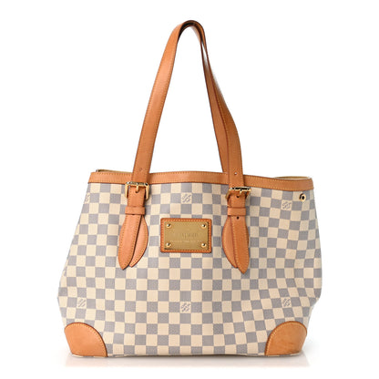 Louis Vuitton Damier Azur Hampstead MM 1 of 13