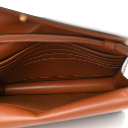 Celine Triomphe Canvas Lambskin Wallet On Strap Tan 6 of 11