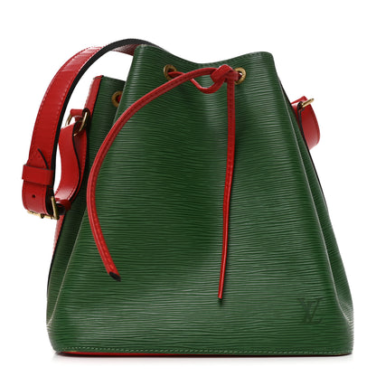 Louis Vuitton Epi Petit Bi-Color Noe Borneo Castillan Red 1 of 8