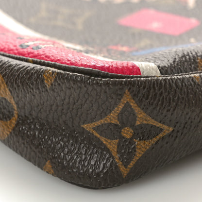 Louis Vuitton Monogram 2017 Christmas Animation Mini Pochette Accessories 10 of 10