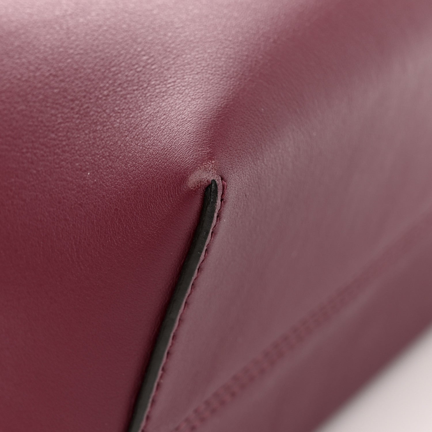 Fendi Vitello Dolce Elaphe Medium By The Way Boston Bag Black Cherry Multicolor 11 of 12