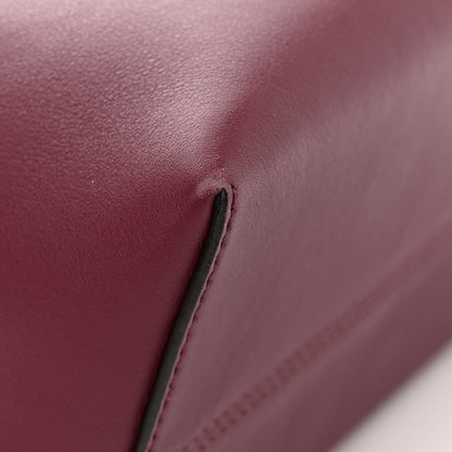 Fendi Vitello Dolce Elaphe Medium By The Way Boston Bag Black Cherry Multicolor 11 of 12