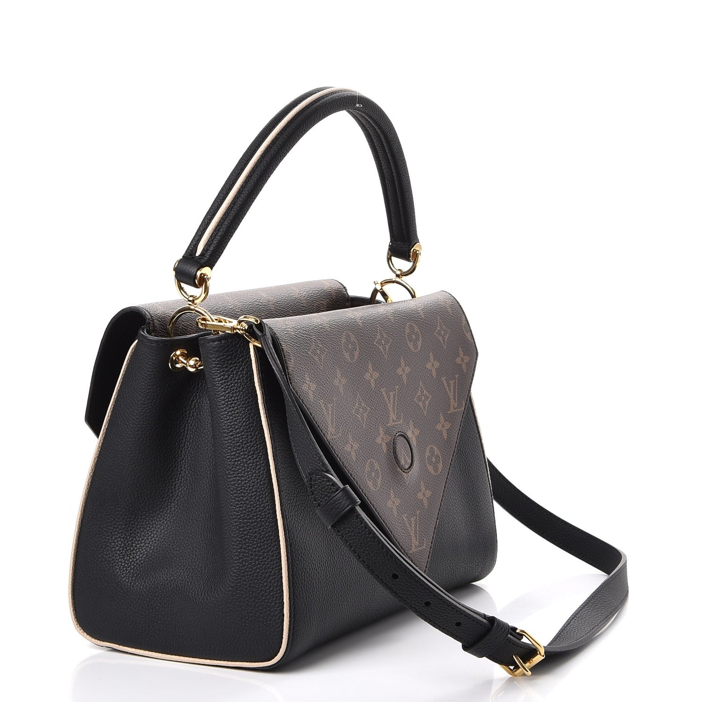 Monogram Double V Black