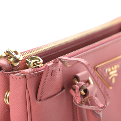 Prada Saffiano Small Galleria Double Zip Tote Tamaris 16 of 22