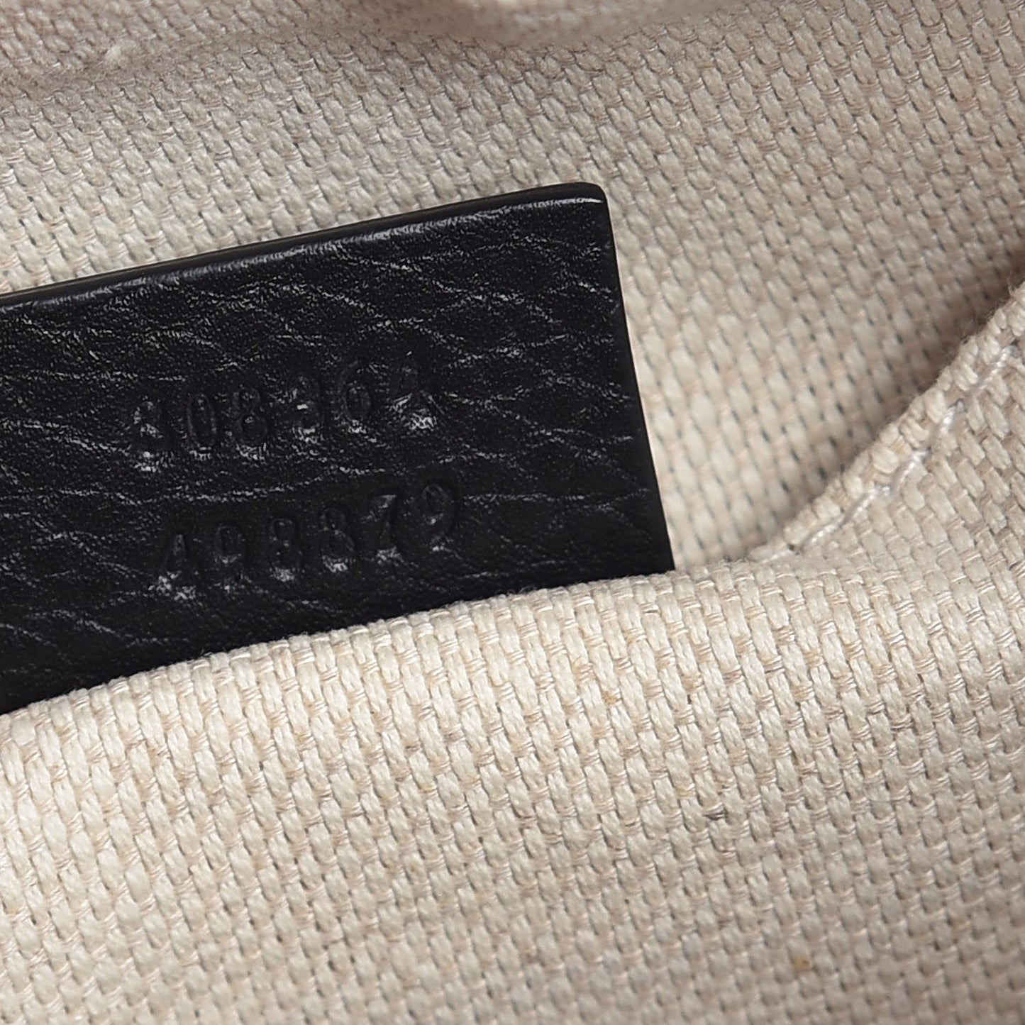 Pebbled Calfskin Small Soho Disco Bag Black