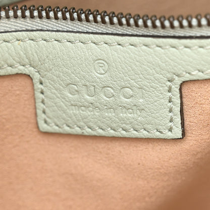Gucci Softy Wonka Textured Dollar Calfskin Small Diana Shoulder Bag Pale Green 6 of 11